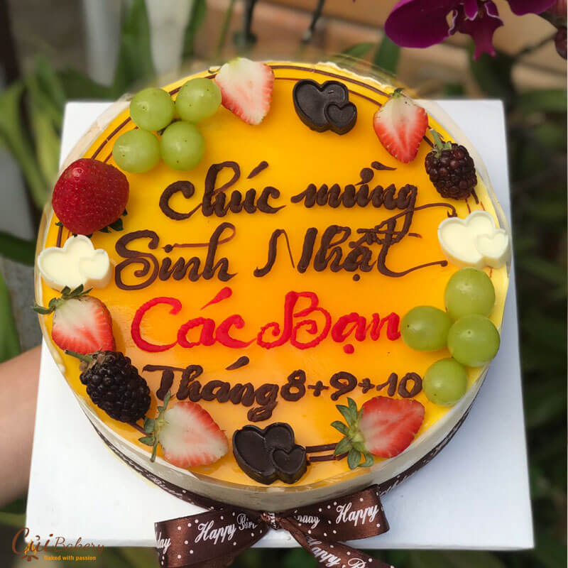 Mẫu Bánh Mousse Chanh Dây - MCD002