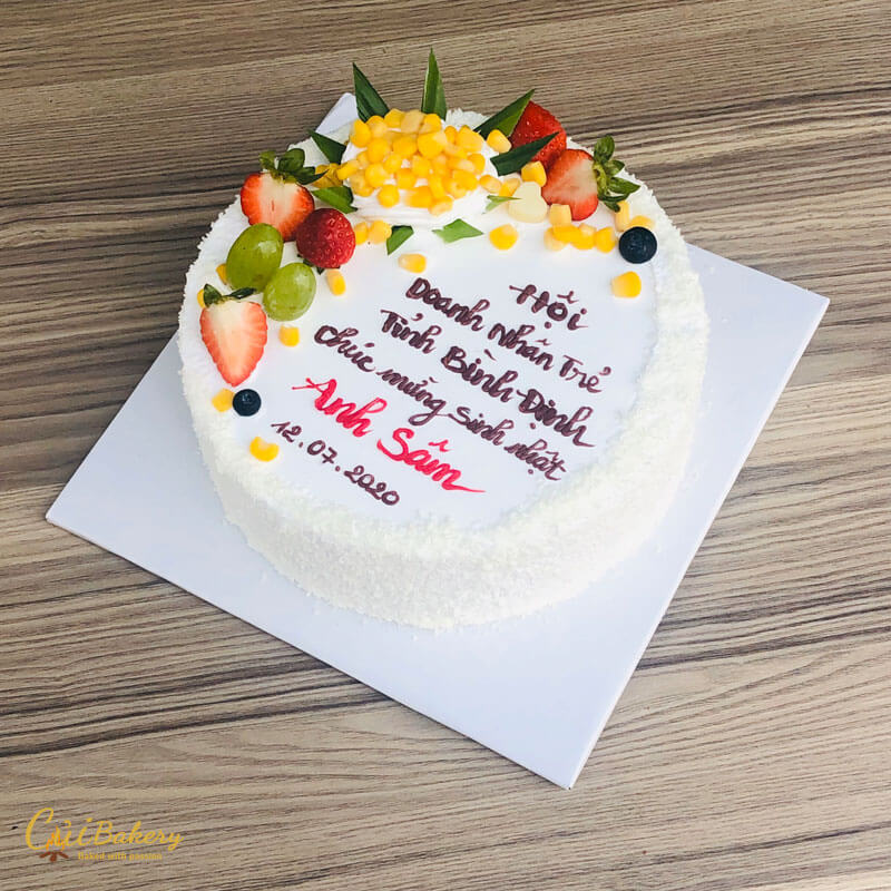 Mẫu Bánh Kem Bắp - MKB003