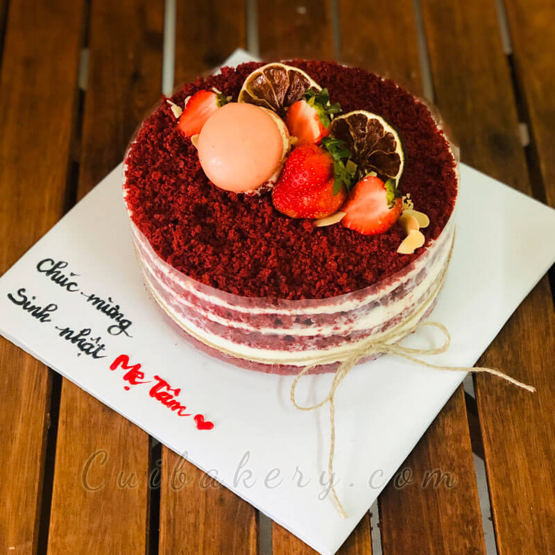 Mẫu Bánh Red Velvet - MRV002