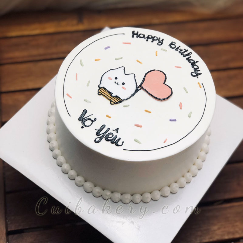 Mẫu Bánh Kem sữa tươi - MST132