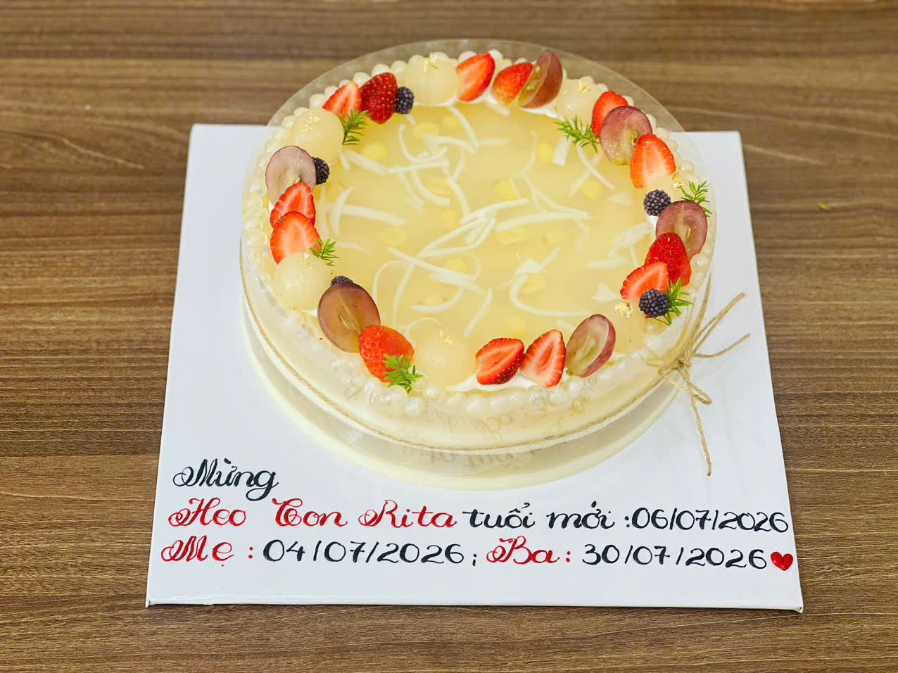 Rau câu dừa sen nhãn kem cheese - MRKC002