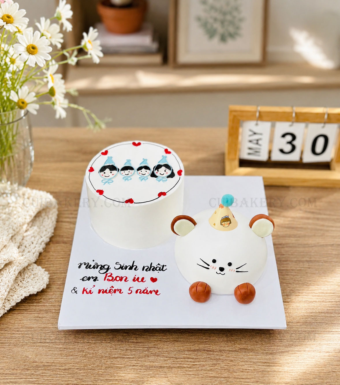 Mẫu Bánh Kem sữa tươi - MST347
