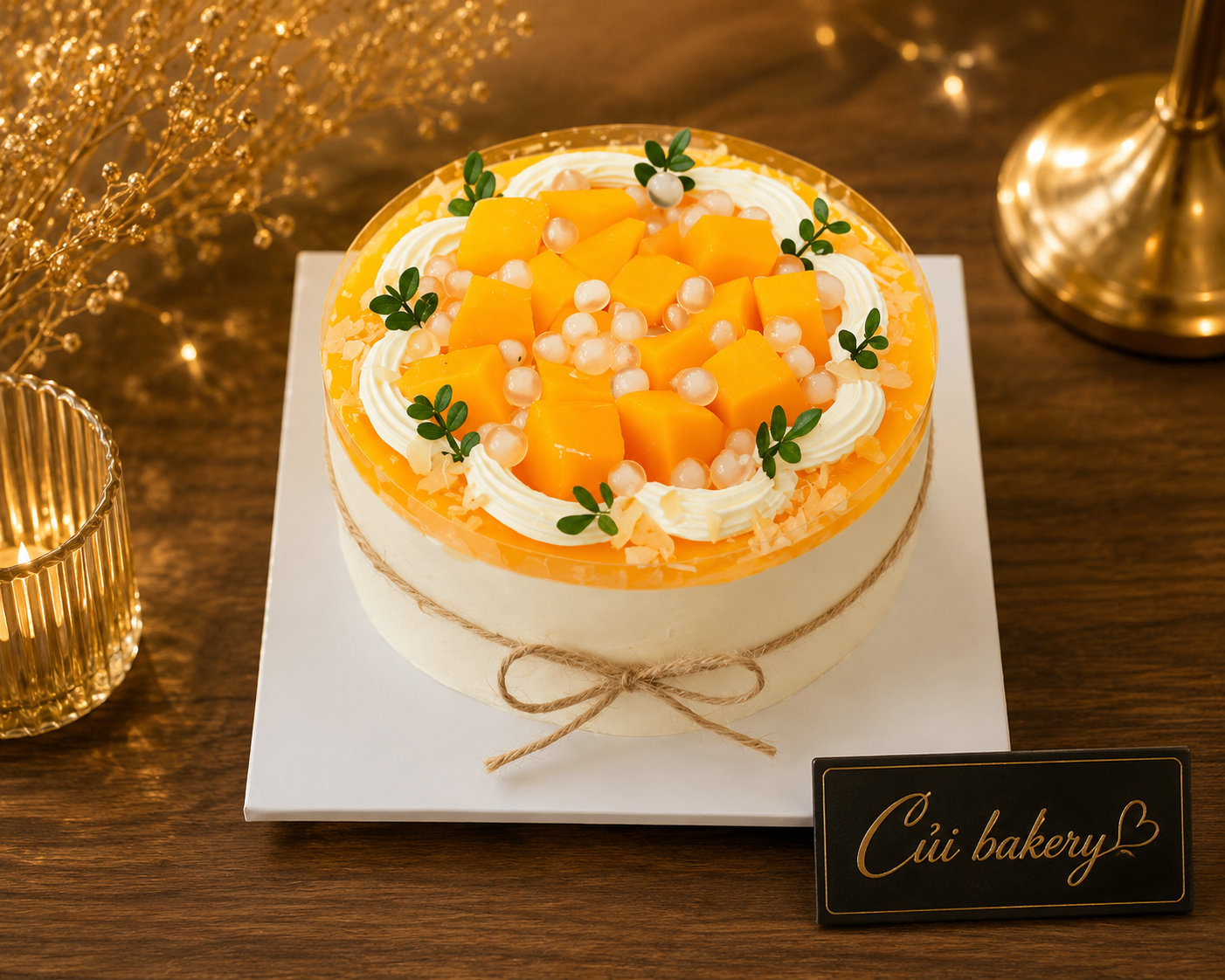 Mẫu Bánh Mousse Chanh Dây - MCD039