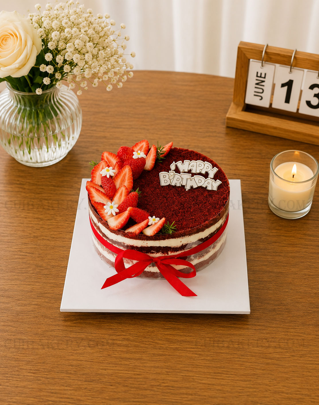Mẫu Bánh Red Velvet - MRV023