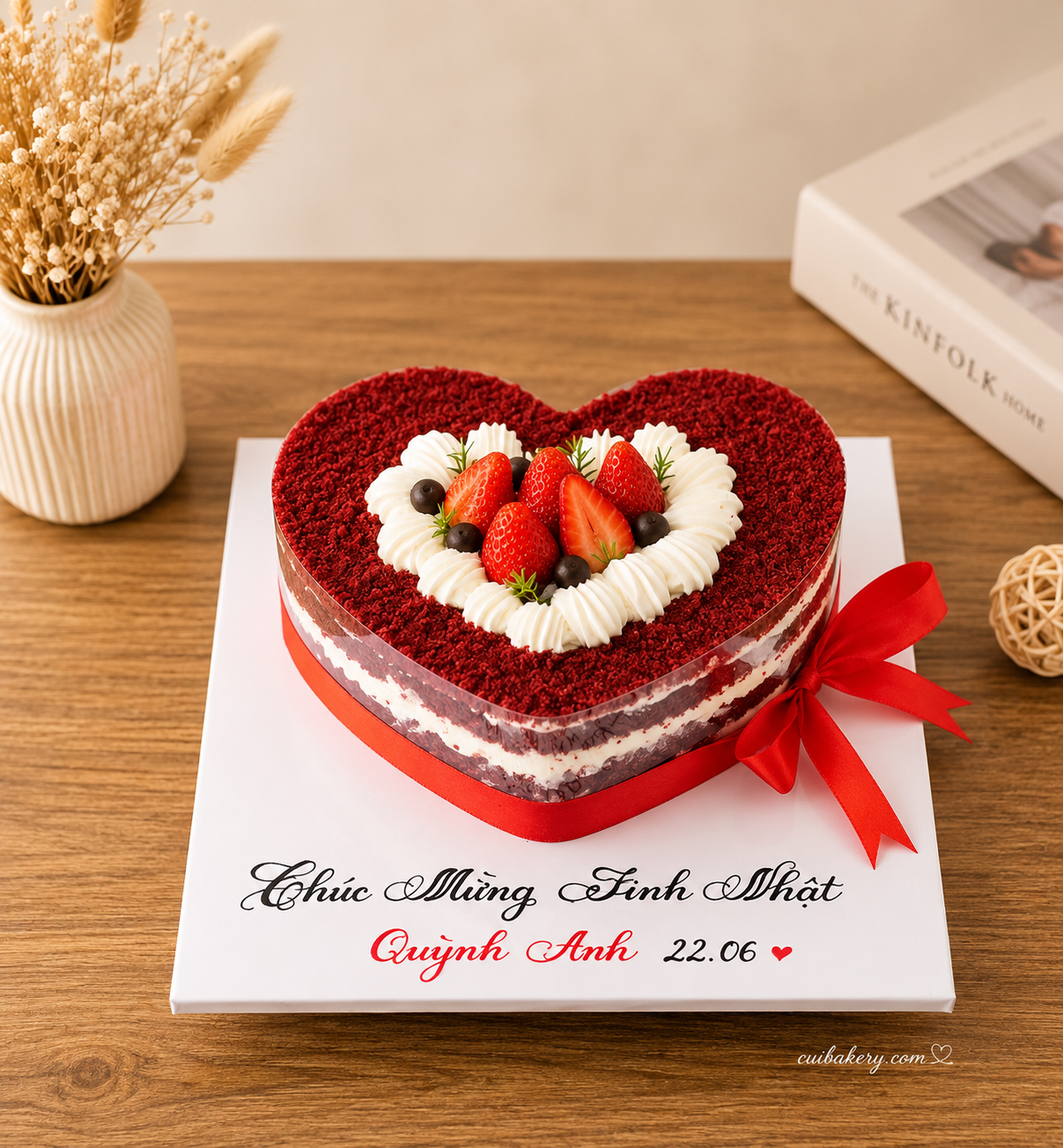 Mẫu Bánh Red Velvet - MRV024