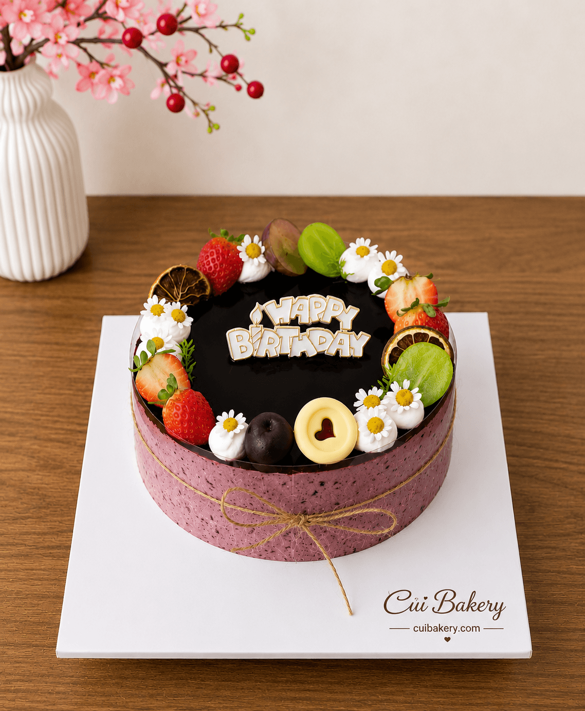 Mẫu Bánh Mousse Dâu Tăm - MDT011