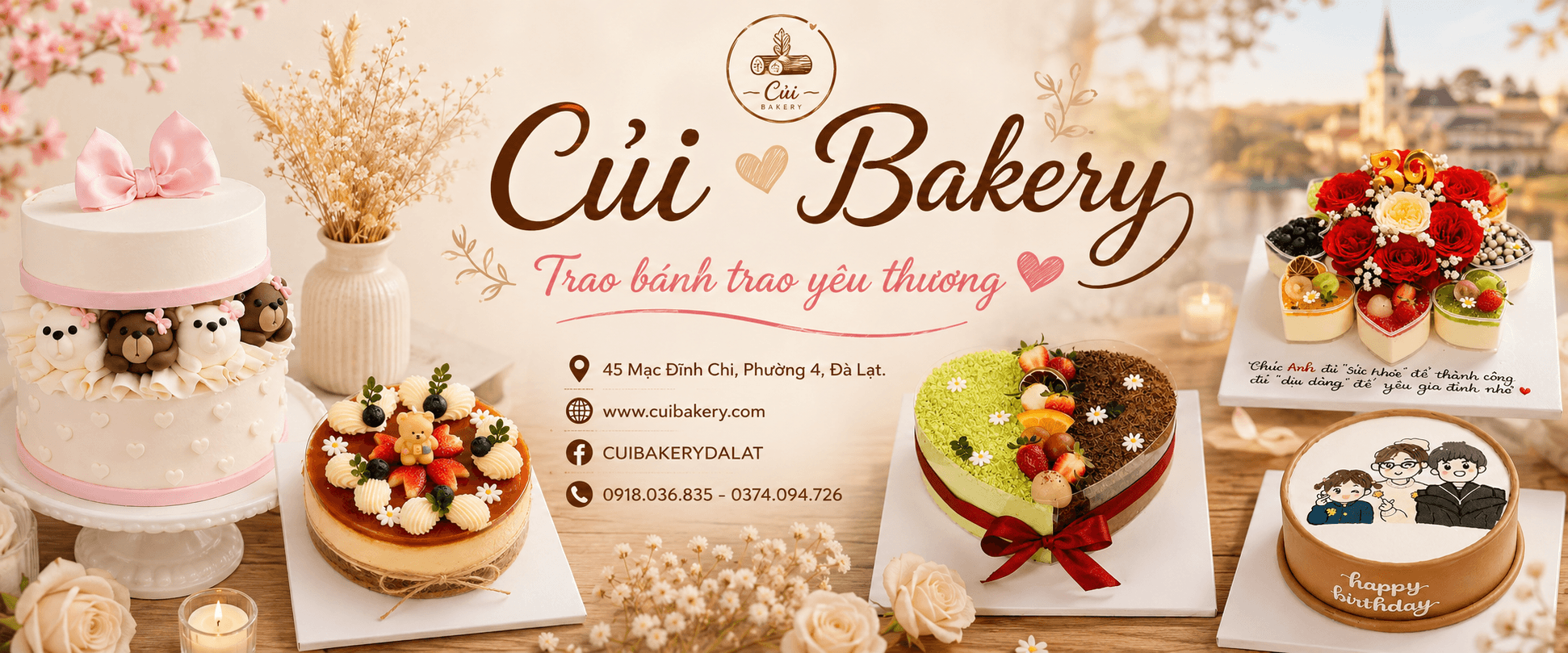 Củi bakery đà lạt