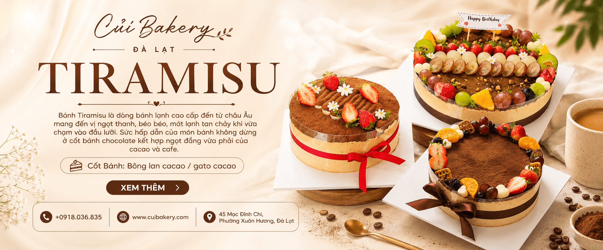 Bánh tiramisu