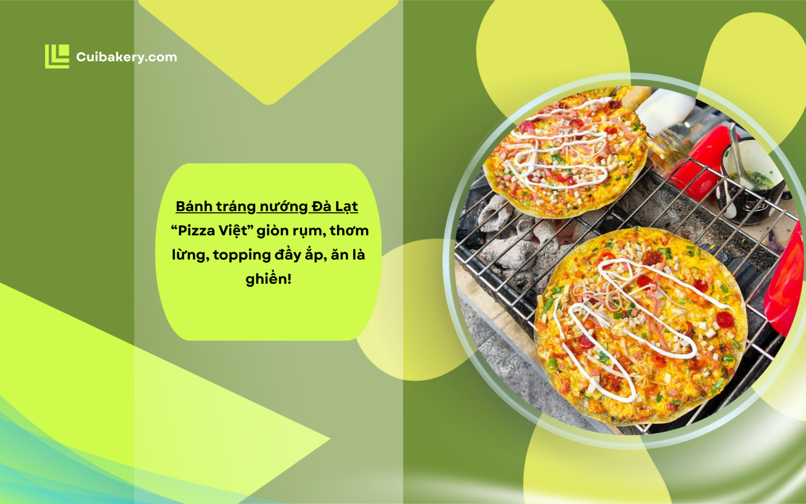 bánh tằm khoai mì Đà Lạt, bánh xèo Đà Lạt, bánh ướt chồng Đà Lạt